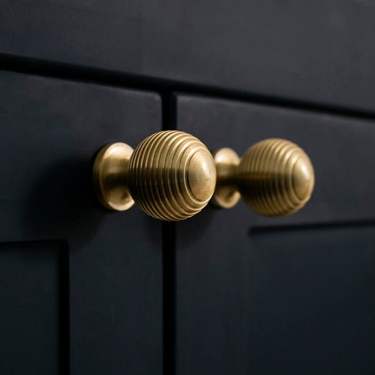 Brass Round Drawer Handle pull, Nordic Handle Pull, Cabinet Door Handle Dresser Handle pull Cupboard Knobs Wardrobe pull Cabinet Hardware