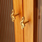 Golden Notes Drawer Knobs Pull, Music notes handle pull Wardrobe handle Pulls Cabinet Pulls Knobs Dresser Knobs Handles Furniture Treatments