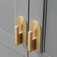 Boho rainbow Cabinet Pulls, Minimalist Drawer Pulls Knobs Handles, Matte Gold Dresser Knobs handle Wardrobe knob Modern Furniture Hardware