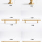 Satin Brass Door Handles, Minimalist Brass Drawer Pulls Knobs Handles, Cabinet Round Handles Pull, Wardrobe Knobs handle Furniture Hardware