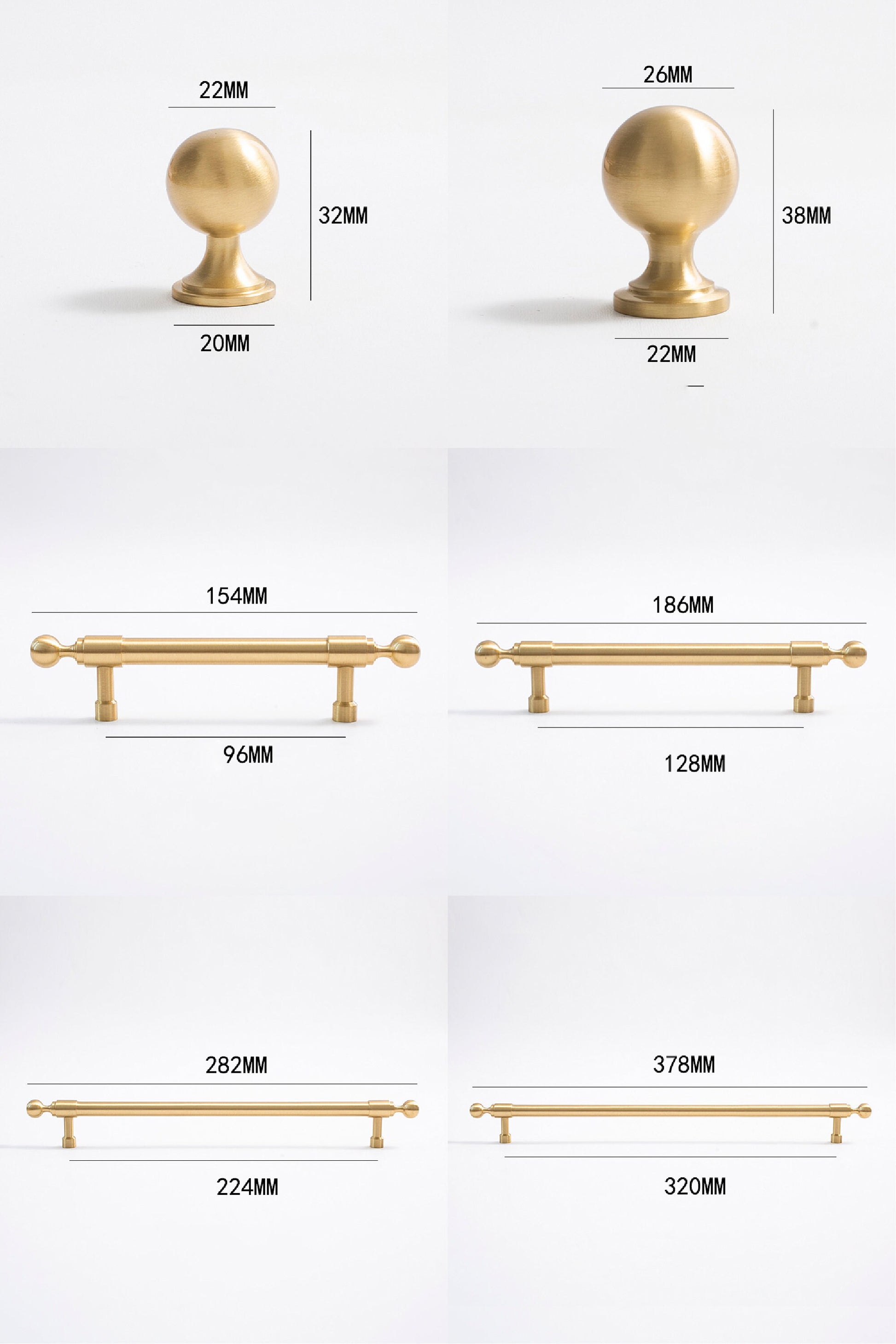 Satin Brass Door Handles, Minimalist Brass Drawer Pulls Knobs Handles, Cabinet Round Handles Pull, Wardrobe Knobs handle Furniture Hardware