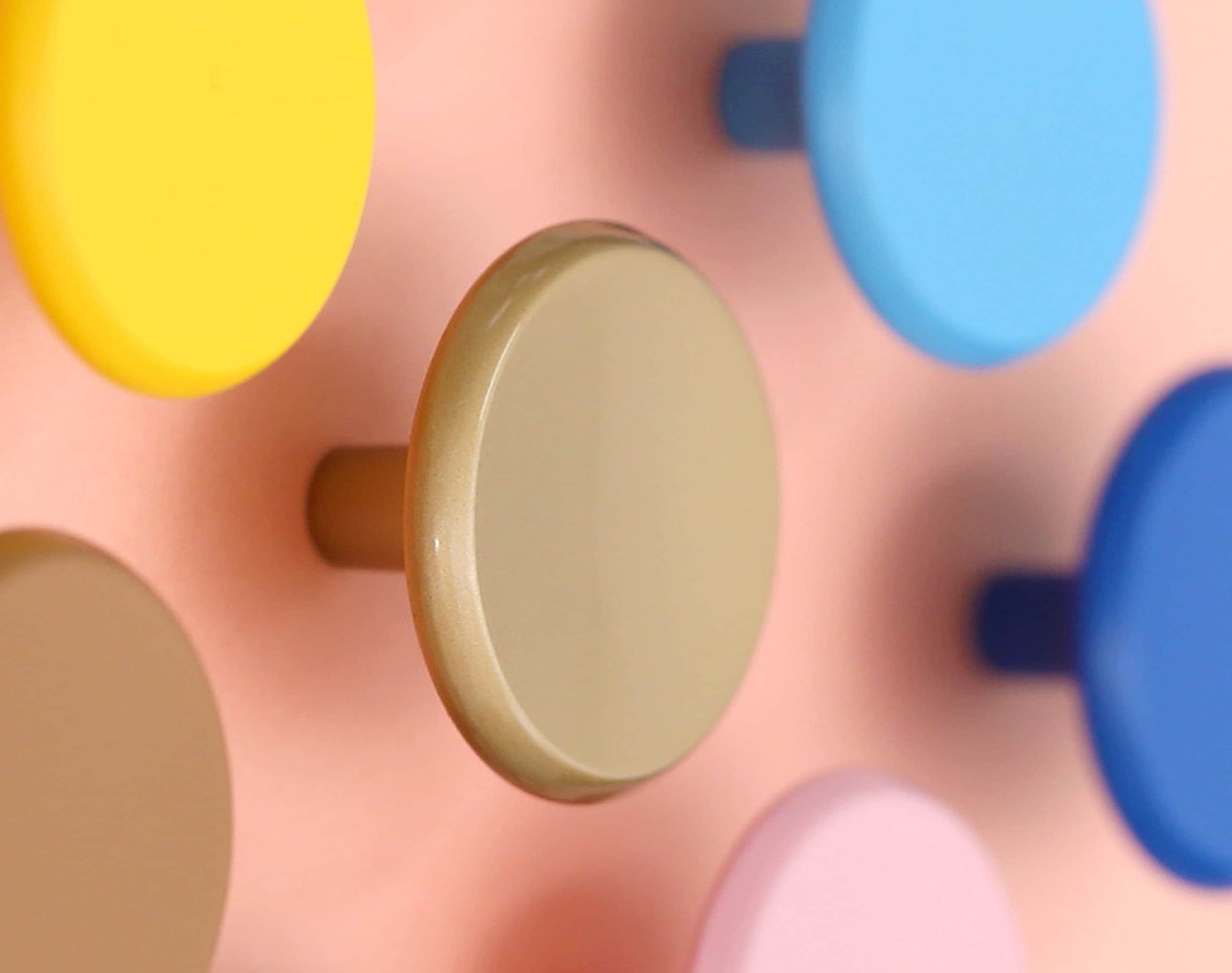 Colorful round knob, Kids drawer dresser handle knob Cabinet pulls handle, Wardrobe Nursery handle Pulls, baby room decor, Children's Handle