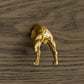 Gold Bulldog bedroom Drawer Knobs Brass animal Cabinet Door Handles knob Gog Wardrobe Knobs and Pulls furniture Handles cabinet Hardware