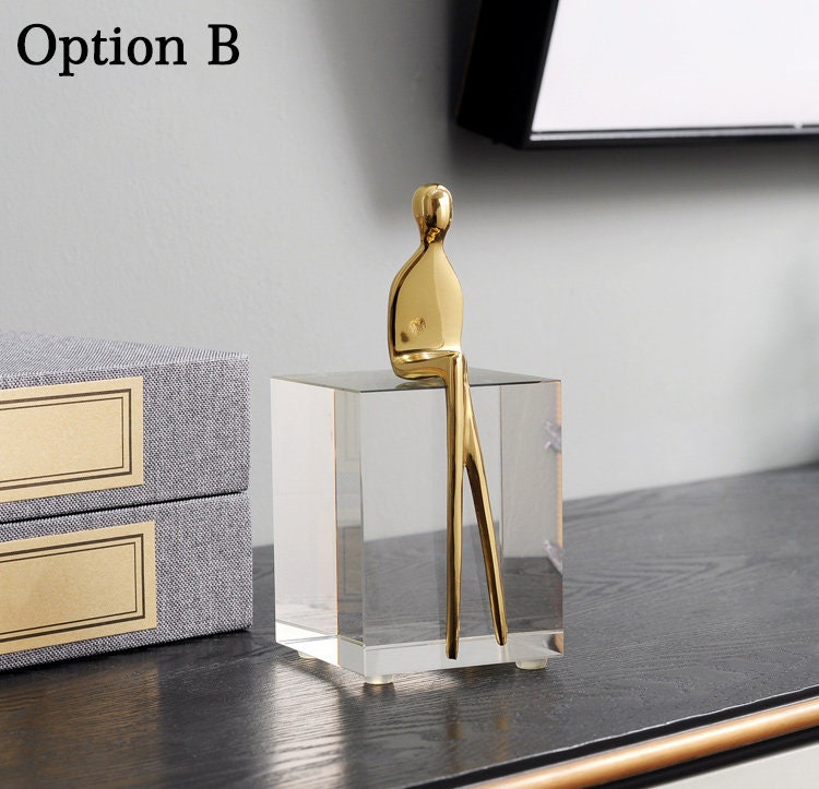 Golden Man Knobs Brass Drawer Pull Modern handle pull Wardrobe handle Pulls Cabinet Pulls Knobs Dresser Knobs Handles Furniture hardware