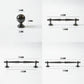 Glossy black Cabinet Handles Pull Door Handles Medieval Style Drawer Pulls Knobs Handles Dresser Knob handle wardrobe pull Cabinet Hardwares