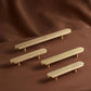 Minimalist Brass Drawer Cabinet Handles Pulls, Soild Brass boho Dresser handle Pulls, Gold Wardrobe pull handle, Furniture Handles Pulls