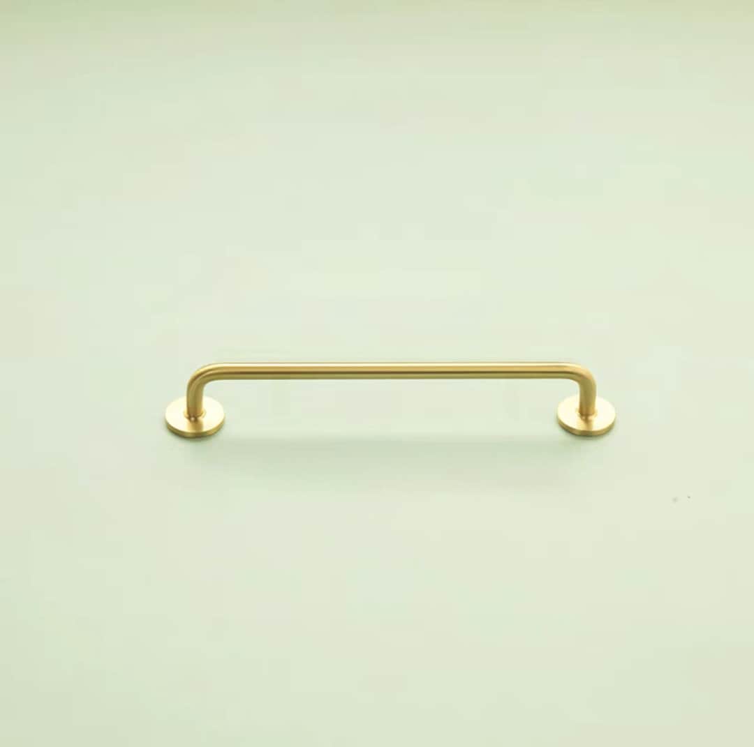 Modern Brass Drawer Pulls Knobs Handles, Gold Cabinet Handles Pull, Dresser handle pull, Wardrobe Knobs handle, Brass Furniture Handles,