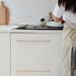 Brushed Brass Rail, Brass Bar pull Handles, Thin Cylinder Bar Handles, Brass Cabinet Drawer Pulls Handles, Furniture Hardware