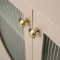 Stunning Hammered Drawer Pulls Knobs Handles, Brass Cabinet Handle Pulls, Bright gold Wardrobe Dresser Knobs handle Furniture Hardware