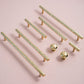 Stunning Hammered Drawer Pulls Knobs Handles, Brass Cabinet Handle Pulls, Bright gold Wardrobe Dresser Knobs handle Furniture Hardware