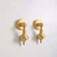 Brushed Brass Drop knobs, Gold Cabinet handle pull, DIY drawer dresser pulls, Furniture knobs, wardrobe Cabinet Knobs Furniture hardware