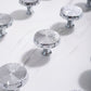 Silver Hammered Cabinet knob, Chrome Drawer Dresser round Knobs handle, Wardrobe Knob, Minimalist Pulls Knobs Handles,Cabinet Hardware