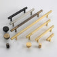 Antique Brass Knurled Cabinet Handles Pull, Satin Brass Furniture Door Handles Drawer Dresser Pulls Knobs Handles Kitchen knob wardrobe pull