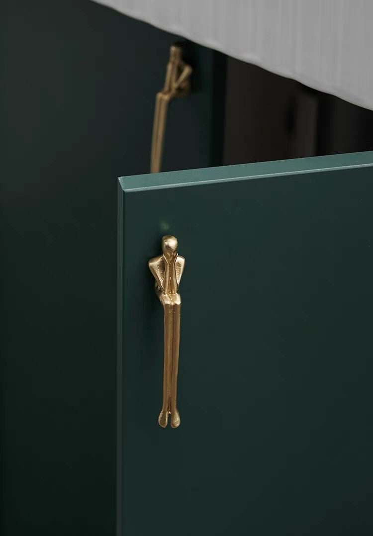 Golden Man Knobs Brass Drawer Pull Modern handle pull Wardrobe handle Pulls Cabinet Pulls Knobs Dresser Knobs Handles Furniture hardware