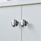 Silver Hammered Cabinet handle pull , Chrome Drawer Dresser Knobs Pull handle, Wardrobe handle, Minimalist Pulls Handles, Cabinet Hardware