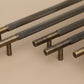 Antique Brass Knurled Cabinet Handles Pull, Satin Brass Door Handles, Drawer Pulls Knobs Handles, Dresser Knobs handle, Furniture Hardware