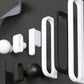 Black and White Drawer handle pulls, Dresser Knobs Handles, Cabinet Pulls Knobs, Wardrobe handle pull, Kitchen pull knob,Furniture hardware