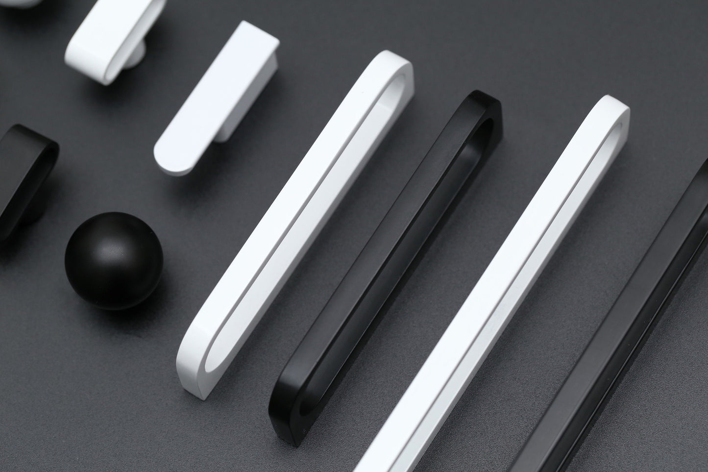 Black and White Drawer handle pulls, Dresser Knobs Handles, Cabinet Pulls Knobs, Wardrobe handle pull, Kitchen pull knob,Furniture hardware