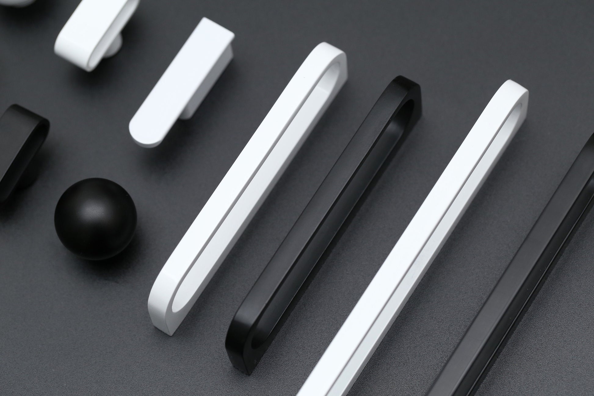 Black and White Drawer handle pulls, Dresser Knobs Handles, Cabinet Pulls Knobs, Wardrobe handle pull, Kitchen pull knob,Furniture hardware