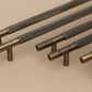 Satin Brass Door Handles, Antique Brass Knurled Cabinet Handles Pull, Drawer Pulls Knobs Handles, Dresser Knobs handle, wardrobe pull