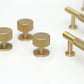 Satin Brass Door Handles, Knurled Cabinet Handles Pull, Modern Brass Drawer Pulls Knobs Handles, Wardrobe Knobs handle, Furniture Hardware